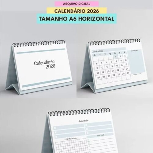 Arquivo Digital Combo Calendários de Mesa 2026 -4675