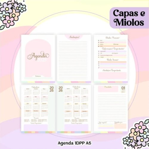 Arquivo Digital Combo Candy Fofa Agenda 2025 -396