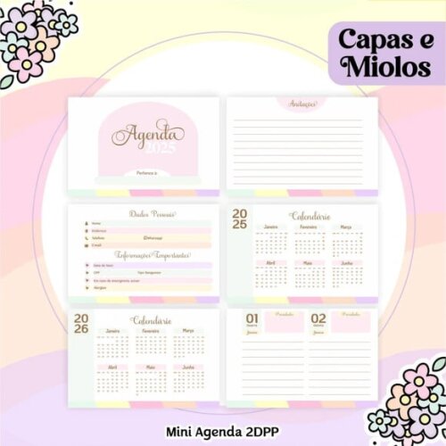 Arquivo Digital Combo Candy Fofa Agenda 2025 -396