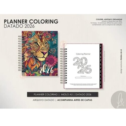 Arquivo Digital Combo Coloring Datadas e Permanente -4047