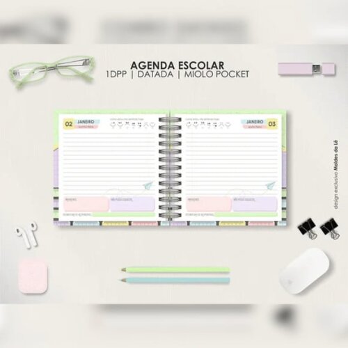 Arquivo Digital Combo Datado Agendas Escolares 2025 -138