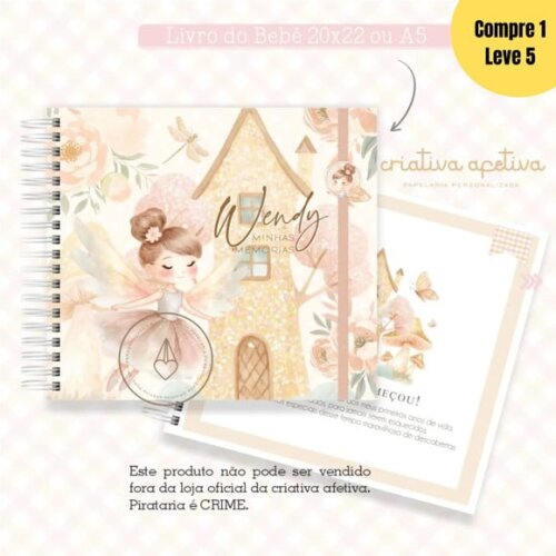 Arquivo Digital Combo Fada Wendy Livro do Bebê - 373