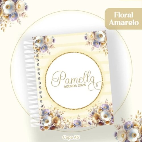 Arquivo Digital Combo Floral Amarelo 2025 -322