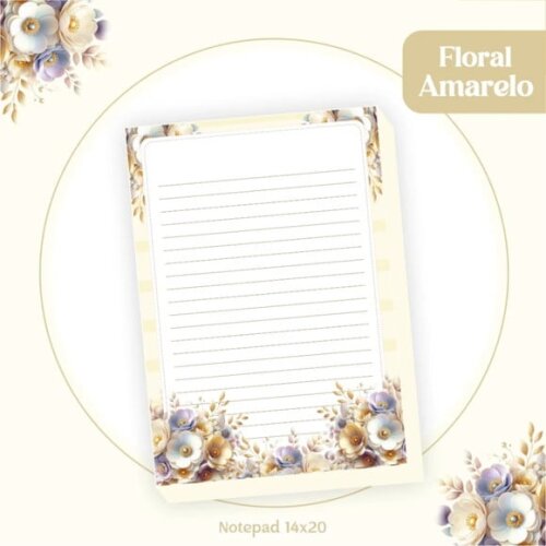 Arquivo Digital Combo Floral Amarelo 2025 -322