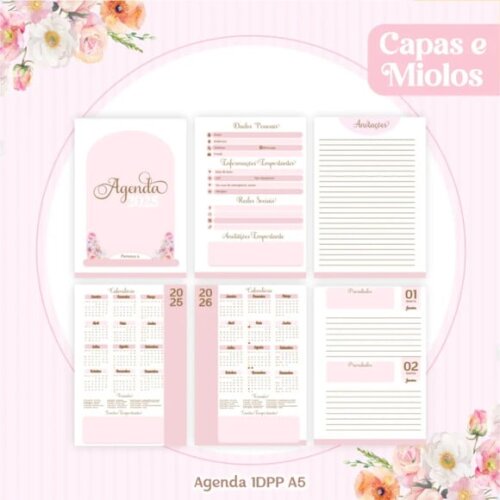 Arquivo Digital Combo Floral Rosê 2025 -364
