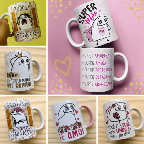 Arquivo Digital Combo Flork Mães Estampas para Canecas -2412