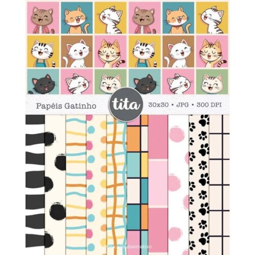Arquivo Digital Combo Ilustrações Gato e Cachorro -2935