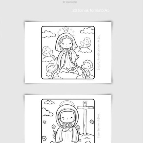 Arquivo Digital Combo Livro de Colorir Maria -1307