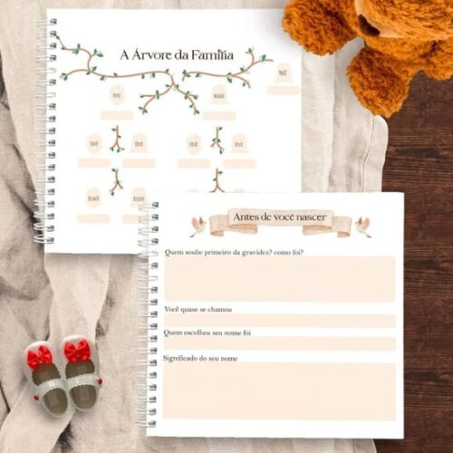 Arquivo Digital Combo Livro do Bebê 20×22 Menina - 220