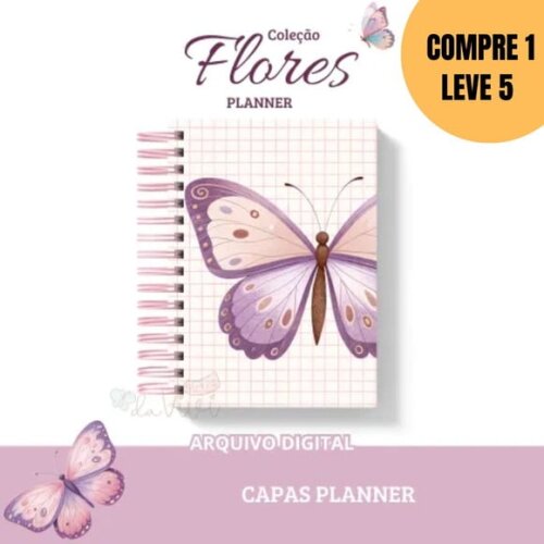Arquivo Digital Combo Miolo + Capa Planner 2026 -5427