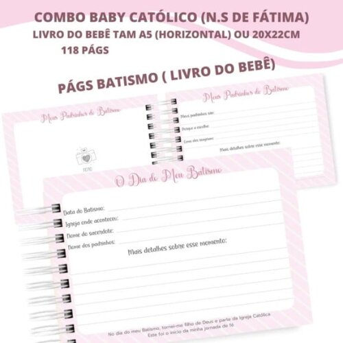 Arquivo Digital Combo Nossa Senhora de Fátima Menina -2204