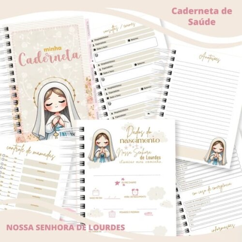 Arquivo Digital Combo Nossa Senhora de Lourdes Menina -2202