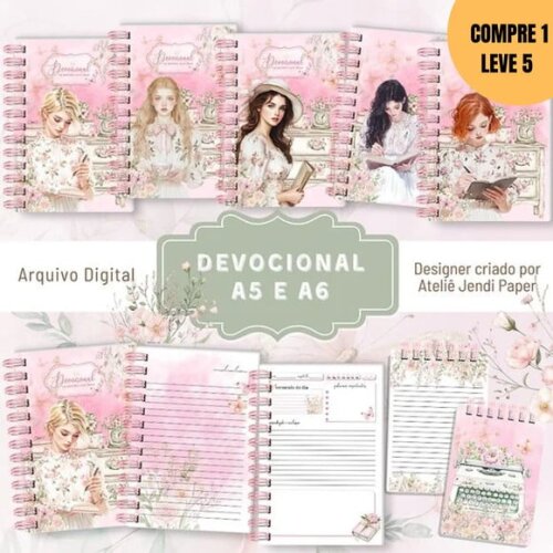 Arquivo Digital Devocional e Caderno de Anotações -3439