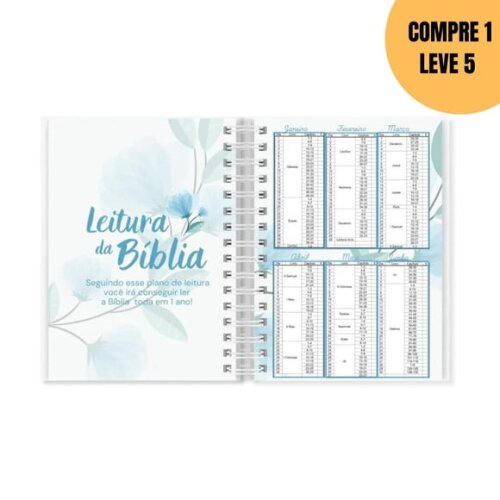 Arquivo Digital Devocional Floral Azul Canva -4687