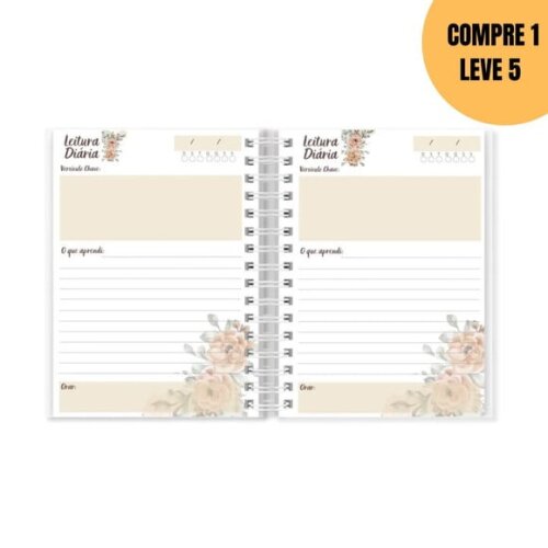 Arquivo Digital Devocional Janela Floral Canva -4682