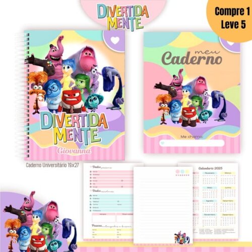 Arquivo Digital Divertida Mente Kit Escolar 2025 -1065