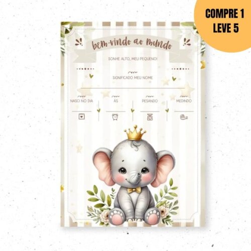 Arquivo Digital Elefante Coletiva 1 Livro do Bebê -2245