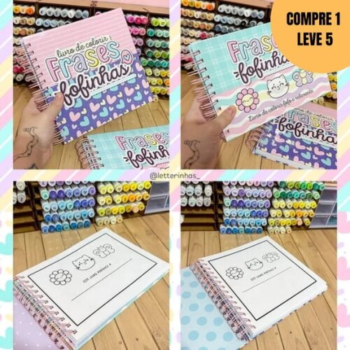 Arquivo Digital Frases Fofinhas Livro de Colorir -2295