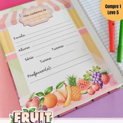 Arquivo Digital Fruit Girls Encadernação Especial 2025 -776