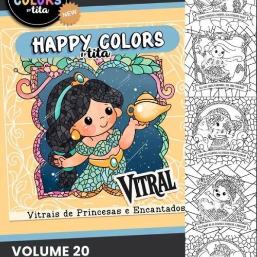 Arquivo Digital Happy Colors Vol 19 e 20 Princesas 2.0 -4807