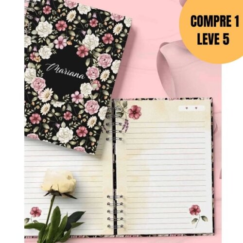 Arquivo Digital Kit 5 Capas e 5 Miolos Pautado -5496