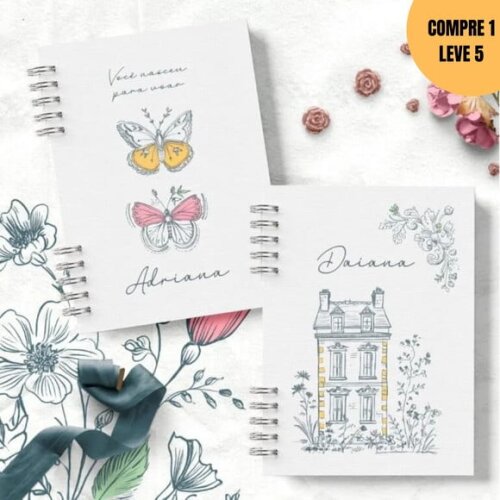 Arquivo Digital Kit 7 Capas e Miolo Pautado Refúgio -3846