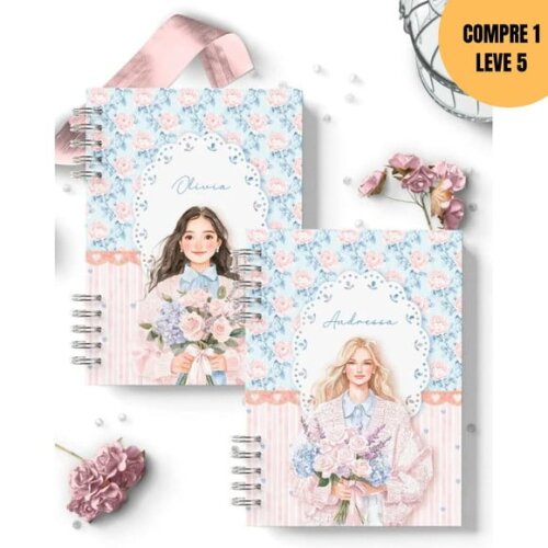 Arquivo Digital Kit 9 Capas e Miolos Pautado -4469