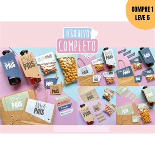Arquivo Digital Kit Arquivo de Corte Dia dos Pais -3896