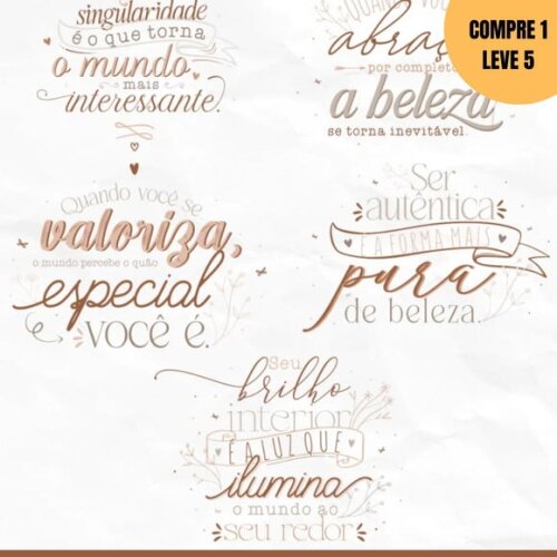 Arquivo Digital Kit Beauty Lettering -2613