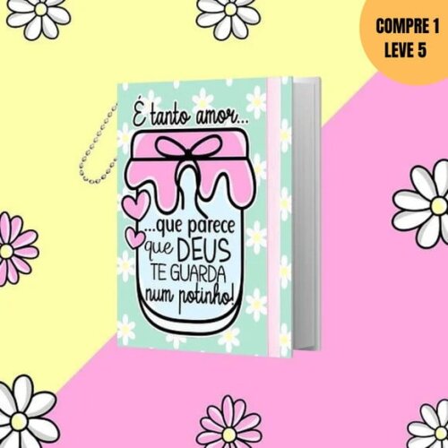 Arquivo Digital Kit Chaveiro Post It Versículos -3513