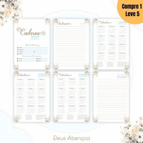 Arquivo Digital Kit Cristão Deus Abençoa 2025 -939