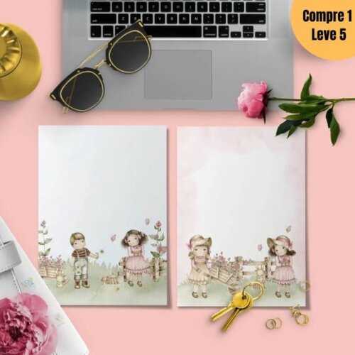 Arquivo Digital Kit Envelopes e Papéis de Carta 2025 -1144