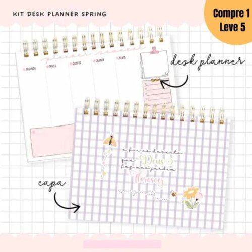 Arquivo Digital Kit Fofo Desk Planner -786