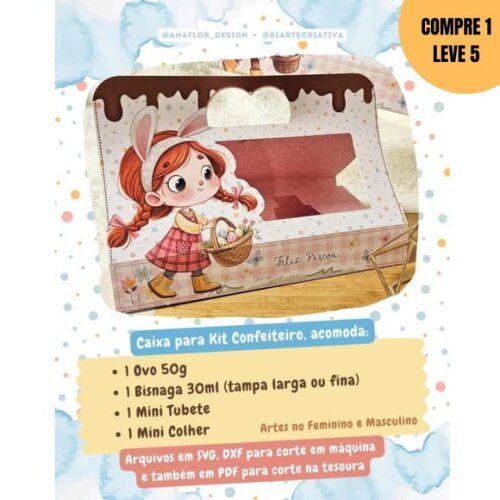 Arquivo Digital Kit Mini Confeiteiro Páscoa -2571