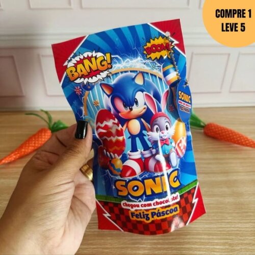 Arquivo Digital Kit Páscoa Sonic -2678