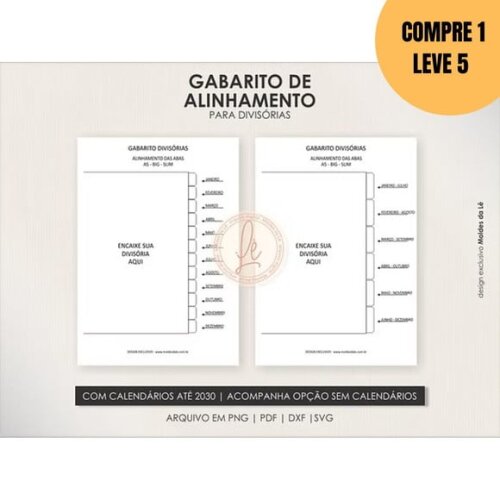 Arquivo Digital Kit Shabby Chic Capas + Divisórias -5288