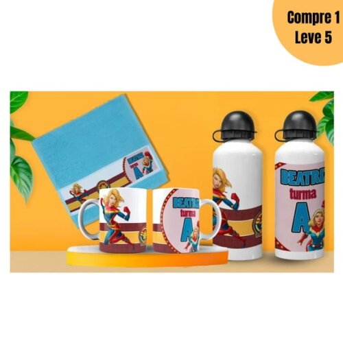 Arquivo Digital Kit Volta as Aulas Heróis Sublimação -1379