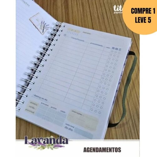 Arquivo Digital Lavanda Combo Encadernação Especial -6072