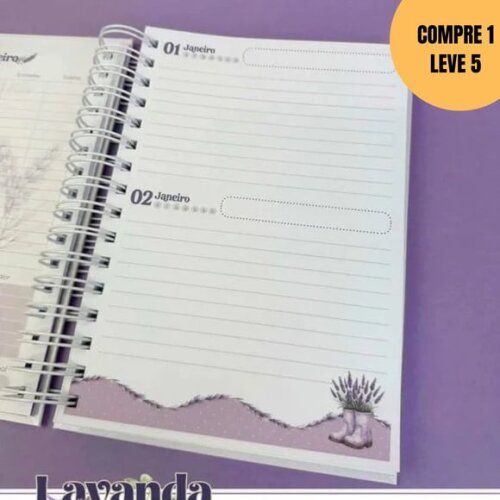 Arquivo Digital Lavanda Combo Encadernação -6068