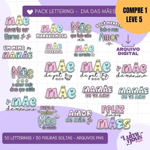 Arquivo Digital Lettering Dia das Mães -2530
