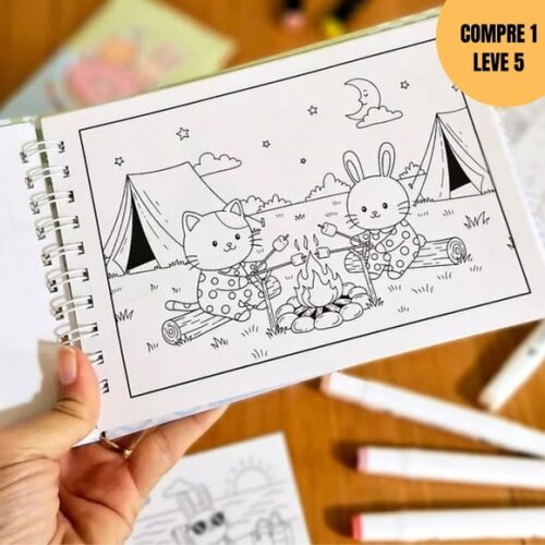 Arquivo Digital Livro de Colorir 24 Desenhos -4478