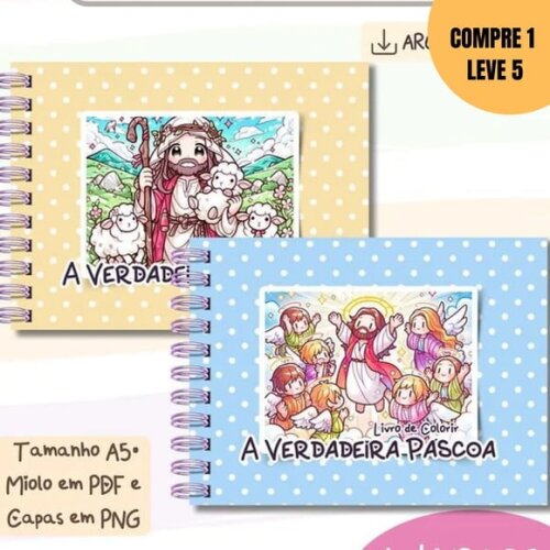 Arquivo Digital Livro de Colorir a Verdadeira Pascoa -2185