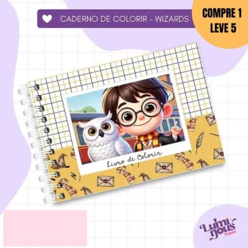 Arquivo Digital Livro de Colorir Harry Potter -1459
