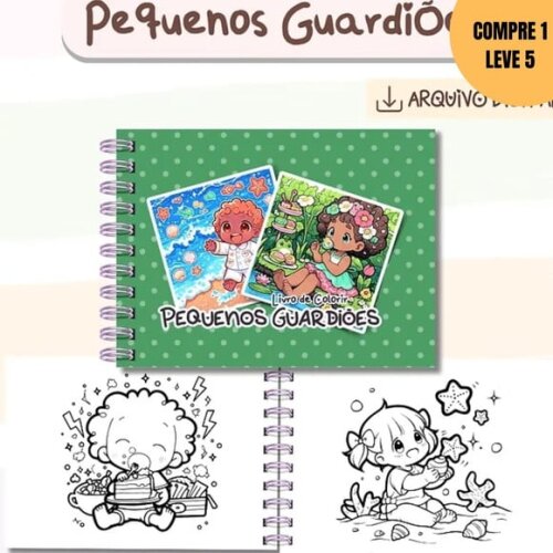 Arquivo Digital Livro de Colorir Pequenos Guardiões -3653