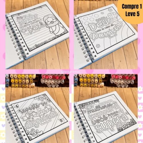 Arquivo Digital Livro de Colorir Versículos Fofinhos -1338