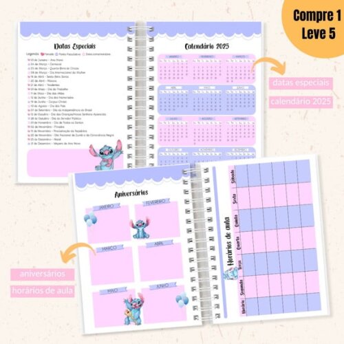 Arquivo Digital Love Stitch Kit Escolar 2025 -1014