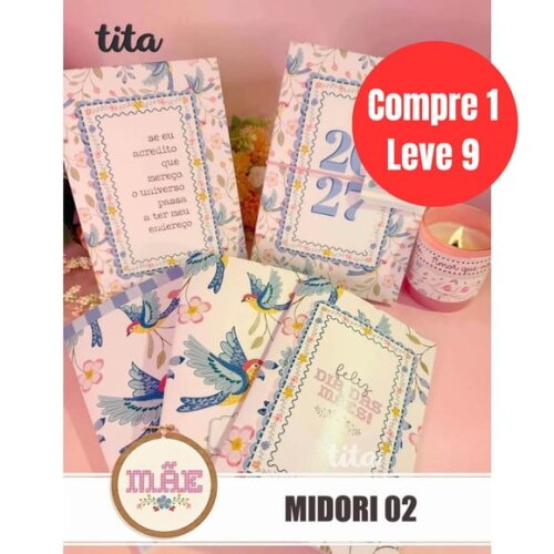 Arquivo Digital Mãe 2026 Combo Midoris + Caderninhos -6849
