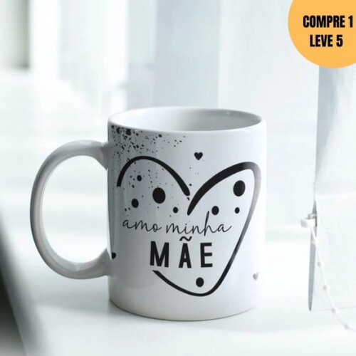 Arquivo Digital Mãe Minimalista Artes para Canecas -3259