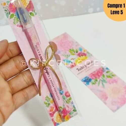 Arquivo Digital Marcador + Caneta Floral 2025 -1194