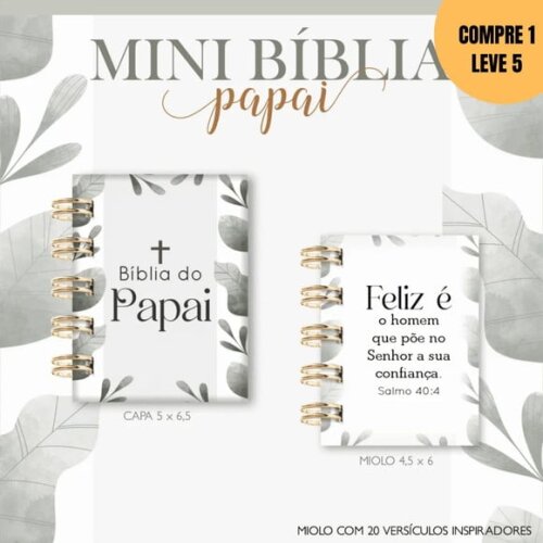 Arquivo Digital Mini Bíblia do Papai Chaveiro -4126